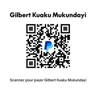 QR Code PayPal - Gilbert Kuaku Mukundayi